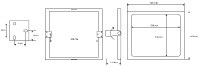 Bemeta HELP zrcadlo výklopné 600x600 mm, bílé   301401044